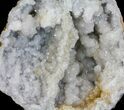 Keokuk Quartz Geode with Columnar Calcite Crystals - Iowa #144755-3